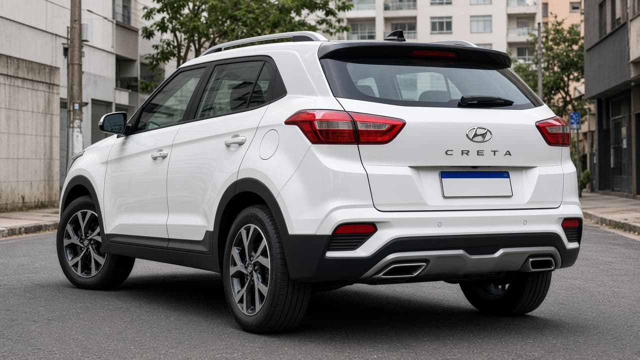 Hyundai Creta SUV, vista traseira